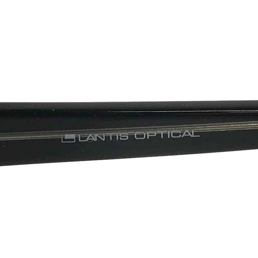 Lantis Optical Eyeglasses Frames CS L7006 BLK Black Rectangle Full Rim 55-17-140